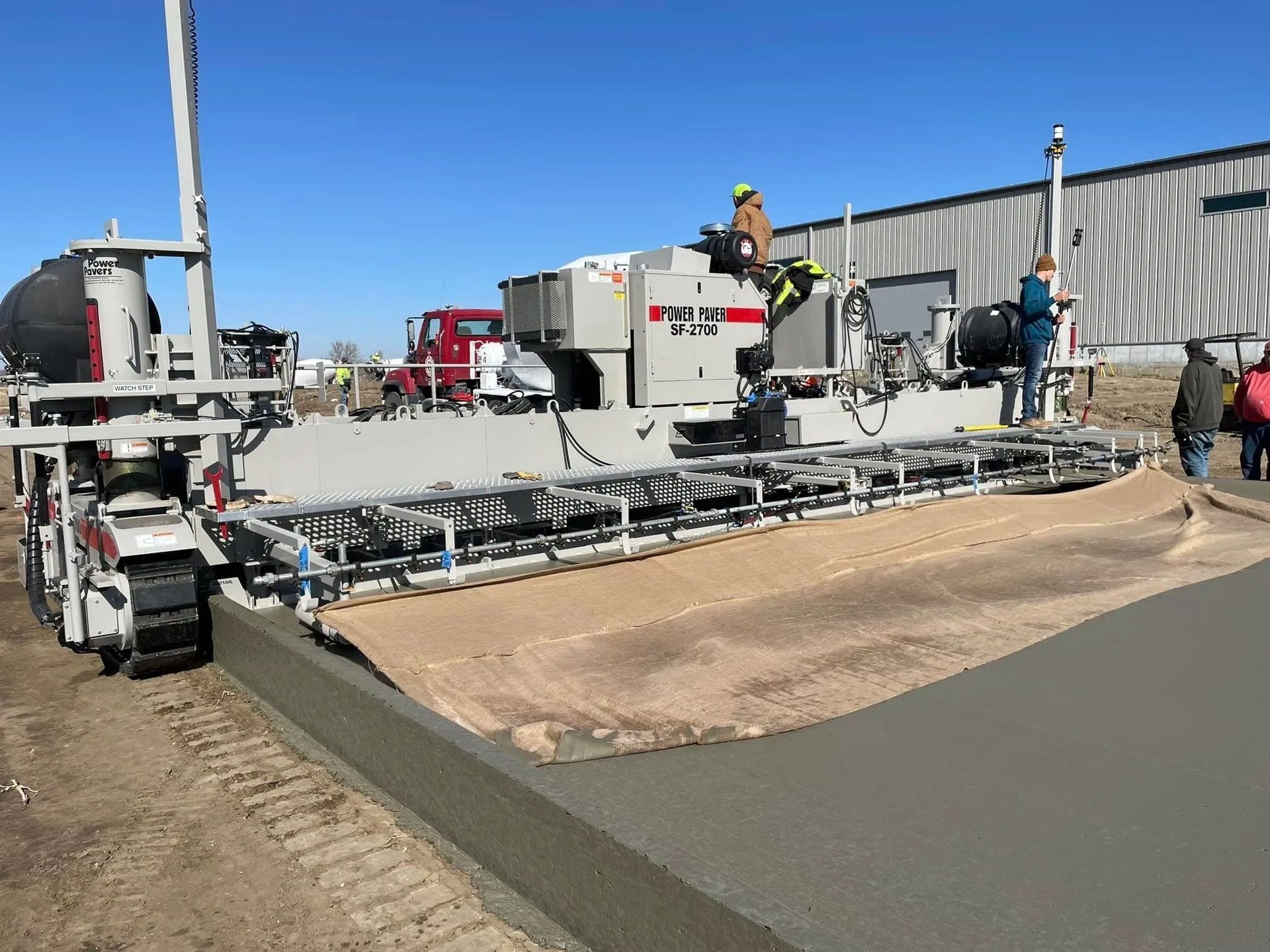Commercial concrete pour by DPS Concrete Construction