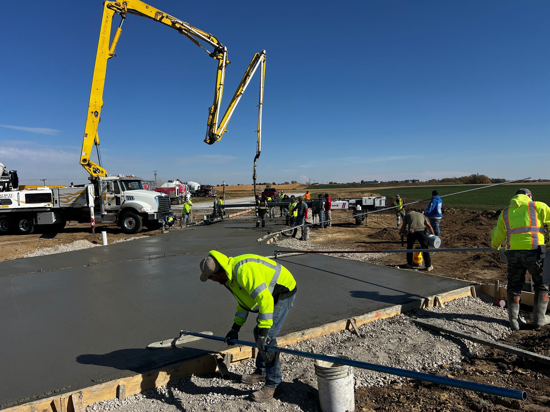 Tile flooring installation by DPS Concrete Construction